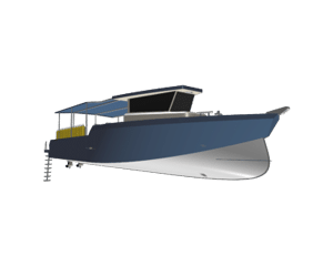 Bateau de plongée en coque aluminium Pixsea 1200