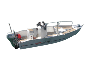 Bateau de plaisance en aluminium Dervinis