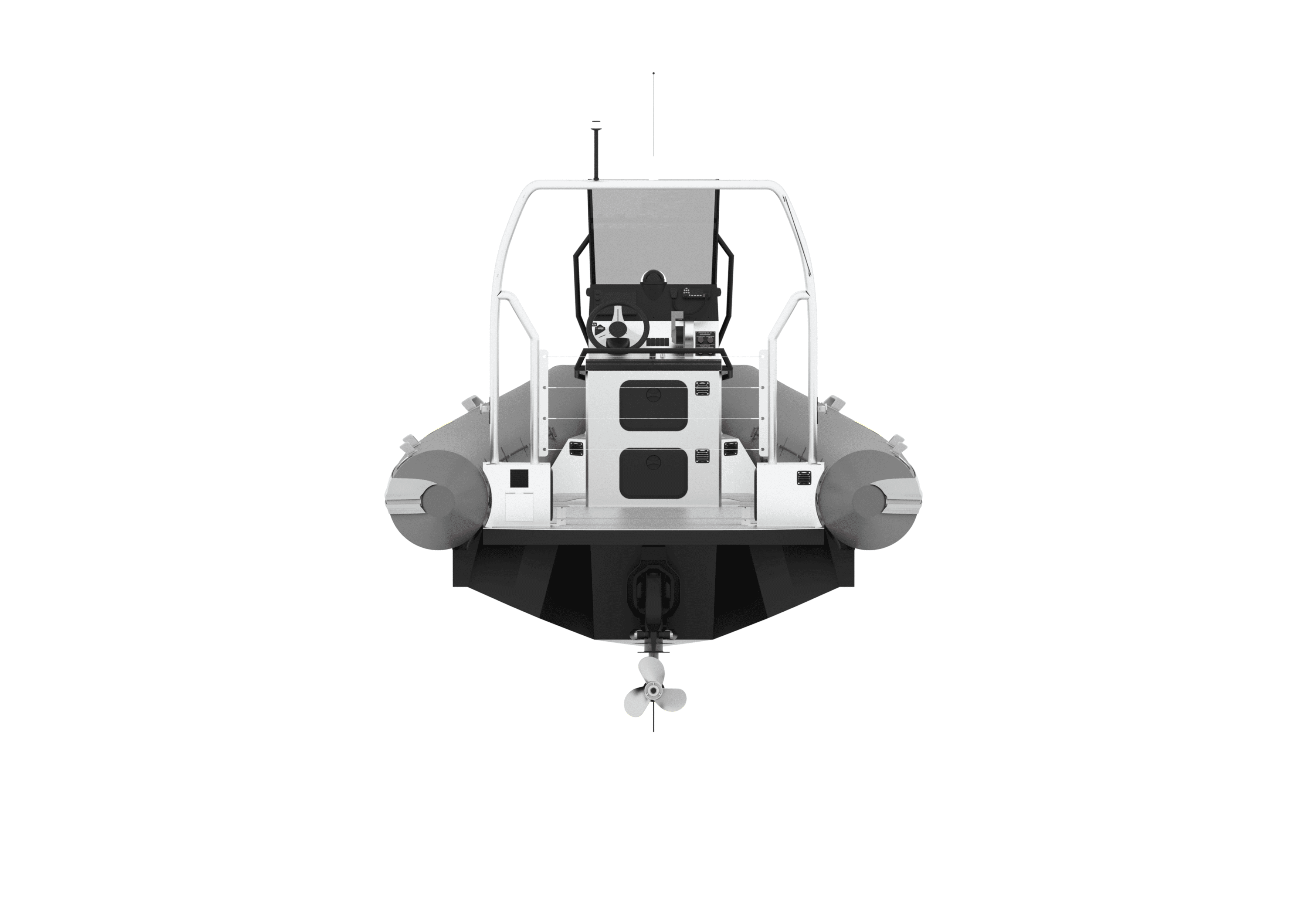 Aluminum electric boat