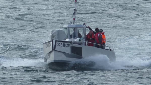 Bateau de pêche en aluminium