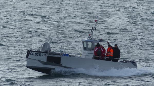 Bateau de pêche en aluminium