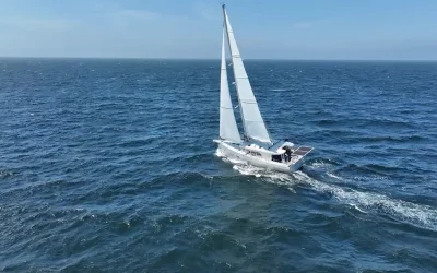Premiers essais en mer de l’Isméria 45