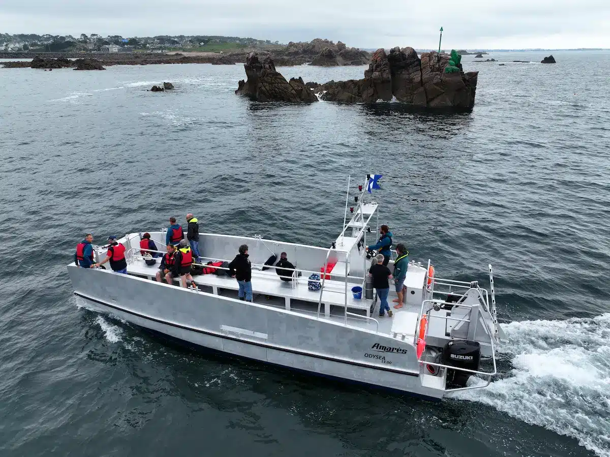 Catamaran plongée aluminium