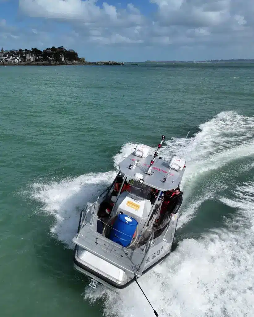 bateau de travaux aluminium